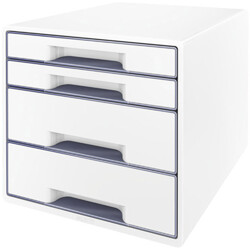 Leitz WOW Cube 5213 5213-20-01 Schubladenbox Weiß 4 x DIN A4 Anzahl der Schub...