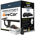 Für VW T-Cross Typ C11,D31 Anhängerkupplung starr +eSatz 7pol 2018-2023 NEU