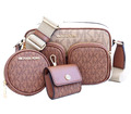 Michael Kors Tasche Umhängetasche Jet Set Item MD PKT Xbody  Camel Multi neu