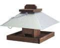 Vogelfutterhaus Siena Garden Futterstation Oslo 29 x 29 x 22 cm, Dach aus verzin