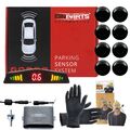 Einparkhilfe - Parksensor Set mit 8 Sensoren Rückfahrwarner PDC - Schwarz