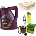 Motor-Öl 5L MANNOL Diesel TDI 5W-30+MANN-FILTER Filterpaket für BMW 5er F10 520i