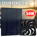 Solarpanel Solarlüfter Ventilator Abluftventilator für Hühnerställe Gewächshaus
