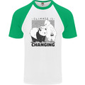 Baseball-T-Shirt Climate Change Eisbären Umwelt Herren S/S
