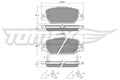 TOMEX Brakes Bremsbelagsatz, Scheibenbremse TX 19-66 für HONDA