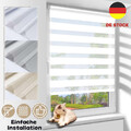 Doppelrollo Duo Rollo Klemmfix ohne Bohren Easyfix Fenster Schattierung DHL