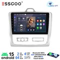 9" 64G Carplay Android 15 Autoradio GPS Nav ChatGPT Für Ford Focus MK2 2004-2011