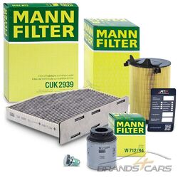 MANN-FILTER INSPEKTIONSPAKET FILTERSATZ A FÜR VW GOLF 6 5K AJ 1.2 1.4 TSI AB 10# # ERSTAUSRÜSTER-QUALITÄT // DEUTSCHE MARKENWARE # #
