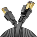 15m CAT 8.1 Patchkabel Flachkabel RJ45 DSL LAN Flach Kabel Netzwerkkabel 40Gbit