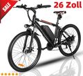 26 Zoll Elektrofahrrad 36V 8AH E-Bike 250W Pedelec Shimano City EBike 25km/h NEU