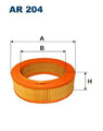 Luftfilter Filtereinsatz AR 204 FILTRON für MERCEDES-BENZ 123 Stufenheck T1 Bus