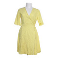 Y.A.S, Wickelkleid, Größe: L, Gelb, Bio-Baumwolle, Blumen, Damen #RL7