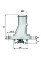 MAHLE TI 68 87D Thermostat, Kühlmittel für AUTOBIANCHI,FIAT,LANCIA,ZASTAVA