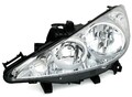 Scheinwerfer links für Peugeot 207 2006- + CC 2007- H1 H7 + LWR Stellmotor