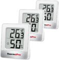 ThermoPro TP49 Digitales Mini Thermo-Hygrometer - Weiß (TP49W-3)