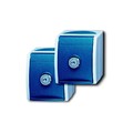 Busch-Jaeger 20/20EWSL-53 2 SCHUKO Steckdosen mit Sicherheitsschloss ocean IP44