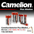 Camelion Alkaline Batterien AA I AAA I 9V Block I Baby C I Mono D I Batterie Set