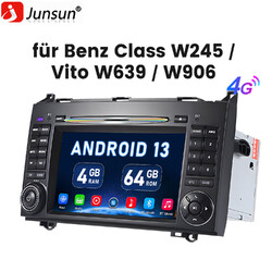 7" Navi Android 13 128G Autoradio Mercedes A/B Klasse W245 Vito Sprinter Crafter