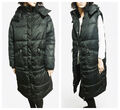 Alpenblitz Damen langer 2in1 Steppmantel/Jacke+Weste schwarz Gr.42