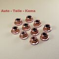 ✅Kupfermuttern M 10 x 1,5 mm Cu , Nicht Selbstsichernd , Stückzahl wählbar