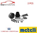 GELENK ANTRIEBSWELLE PAAR METELLI 16-1010A 2PCS A FÜR SKODA OCTAVIA I 1.9L