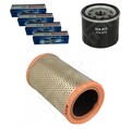 4 BOSCH Zündkerzen + Öl,Luftfilter für RENAULT CLIO II TWINGO II