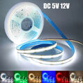 12V/USB COB LED Band Streifen Stripe Licht Leiste Leuchte Lichterkette Dimmbar