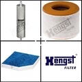 Hengst Filter Filterset, Inspektionspaket passend für Audi A6 C7 Avant A6 C7 A7