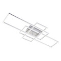 Briloner Deckenlampe Frame Deko-Deckenlampe Rechteck 3-flammig CCT aluminium