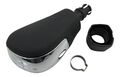 Original Leder Schaltknauf Knauf Knopf 5-Gang Schwarz für Audi Alu Chrom
