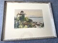 Meersburg am Bodensee,Aquarelle,E.Meurer