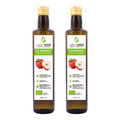 GreatVita Bio Apfelessig 2x500ml (1L) | naturtrüb & ungefiltert mit Essigmutter