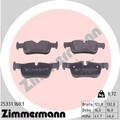 Zimmermann 25331.160.1 Bremsbelagsatz, Scheibenbremse für BMW MINI Bremsanlage