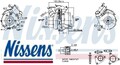 Nissens 93830 Lader für Aufladung für Nissan für Renault 