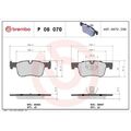 1x Bremsbelagsatz, Scheibenbremse BREMBO P 06 070 passend für BMW