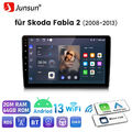 Carplay Für Skoda Fabia II 2008-2013 Autoradio GPS Navi BT Android13 DAB+ 2+64GB