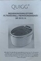 Ultraschall-Reinigungsgerät Quigg SR 2013.14 neuwertig (nur 3 bis4 Mal genutzt)
