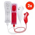 Zwei / 2x Remote Motion Plus Controller + Nunchuk - Nintendo Wii / U (NEU) 🆕✅