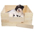 Schecker Welpen - Wurfkiste - Wurfbox - Welpenbox aus hochwertigem Naturholz 