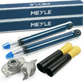 2x MEYLE Stoßdämpfer + Domlager + Staubmanschette HINTEN AUDI A3 VW Golf V VI