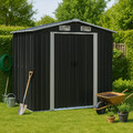 Geräteschuppen Gerätehaus Gartenhaus Metall Gartenschrank Geräteschrank Schuppen