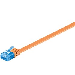 Goobay CAT 6a Netzwerkkabel Flachkabel U/UTP ungeschirm # 96321
