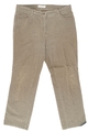 BRAX Carola Damen Jeans Hose Gr.42K W32 L30 grün khaki uni gerade Regular Cord