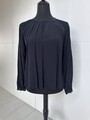 Esprit Blusenshirt Bluse Shirt schwarz mit Spitze neuwertig Gr. S 36