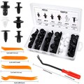 100tlg Auto KFZ Spreiznieten Sortiment Autotür Innen Befestigung Niete Clips Set