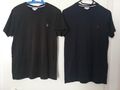 U.S.POLO ASSN T-Shirt Set 2-tlg Kurzarm 100% Baumwolle Herren blau schwarz Gr. S