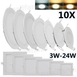 10x LED Einbaustrahler Panel Deckenleuchte Wandleuchte Strahler Spot Leuchte