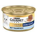 Gourmet Gold Feine Pastete Thunfisch 24 x 85 g Katzenfutter nass