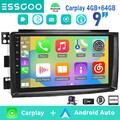Carplay Android 14 Autoradio DAB+ Für Smart Fortwo 451 05-2010 GPS RDS Cam 4+64G