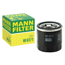 Ölfilter MANN-FILTER W 67/1 für Kia Ford Asia Motors Renault Hyundai Infiniti EX